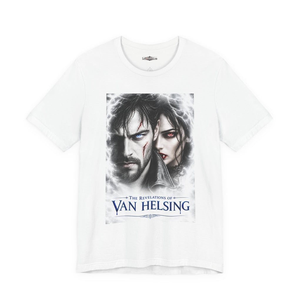 The Revelations of Van Helsing White Graphic Tee - The Legendary Folklore Chronicles official product