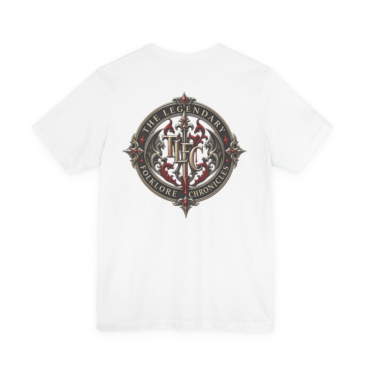 The Revelations of Dracula Part One White Graphic Tee - The Legendary Folklore Chronicles official product