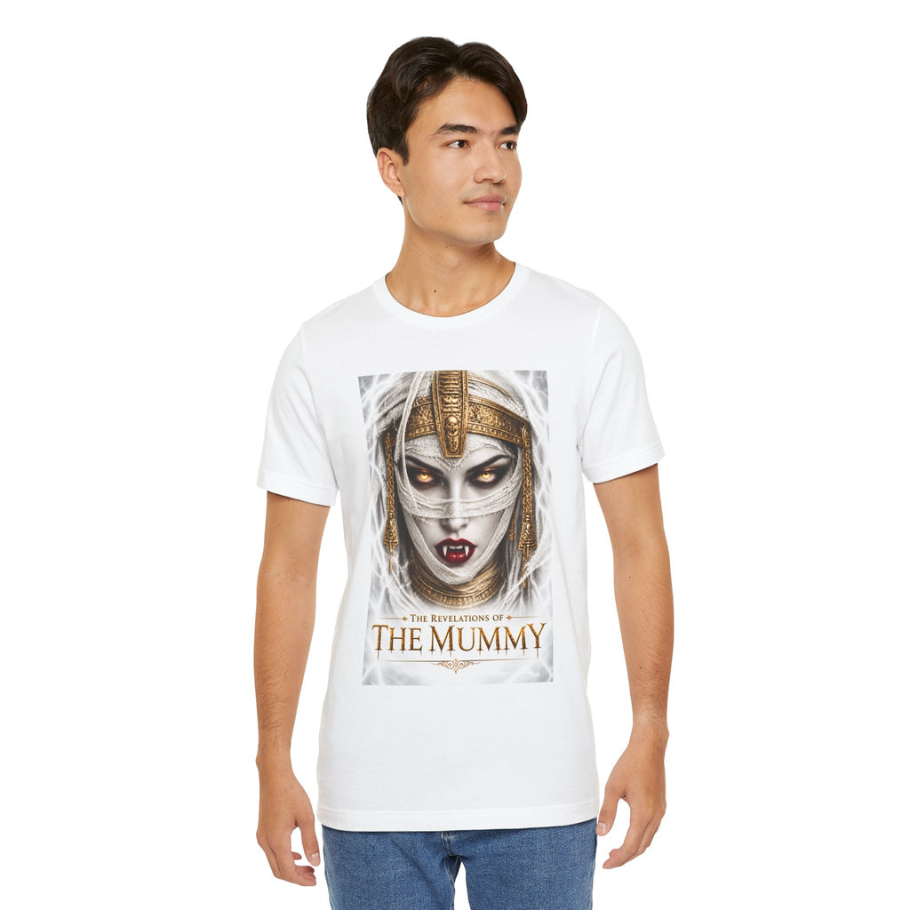 The Revelations of The Mummy White Graphic Tee - The Legendary Folklore Chronicles official product