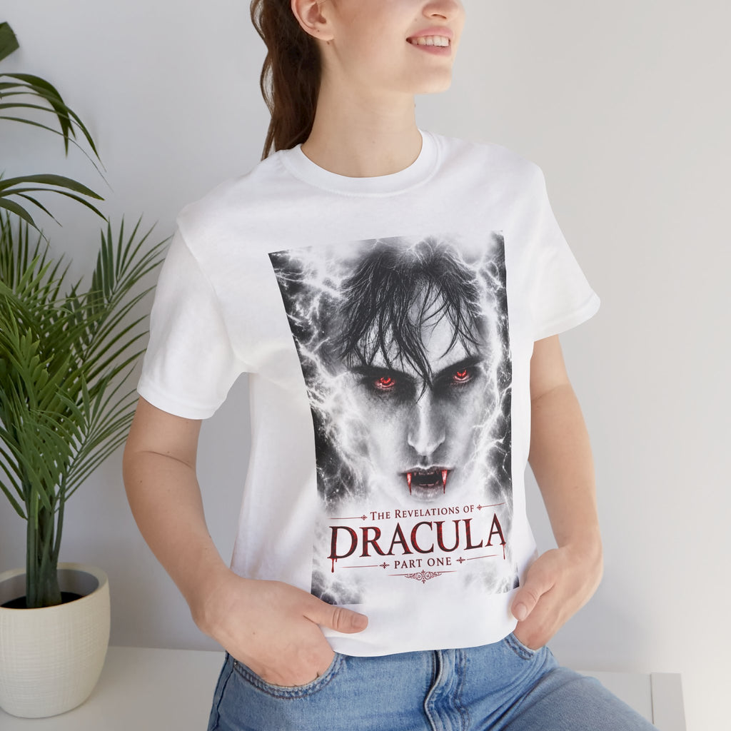 The Revelations of Dracula Part One White Graphic Tee - The Legendary Folklore Chronicles official product