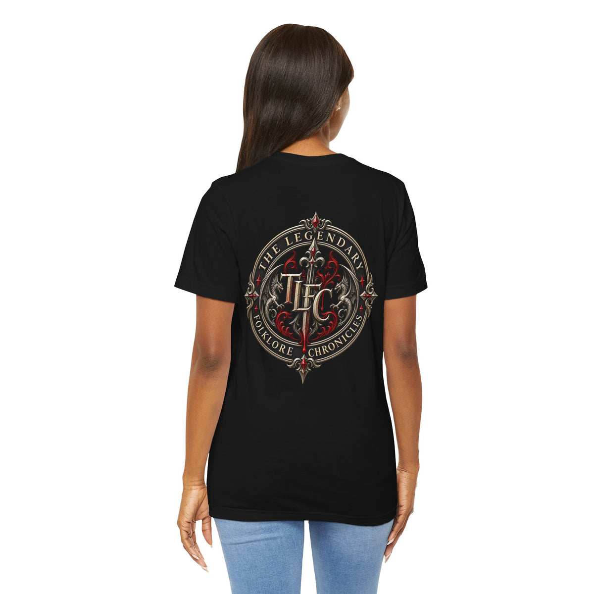 The Revelations of Dracula Part Two Black and While Graphic Tee - The Legendary Folklore Chronicles official product